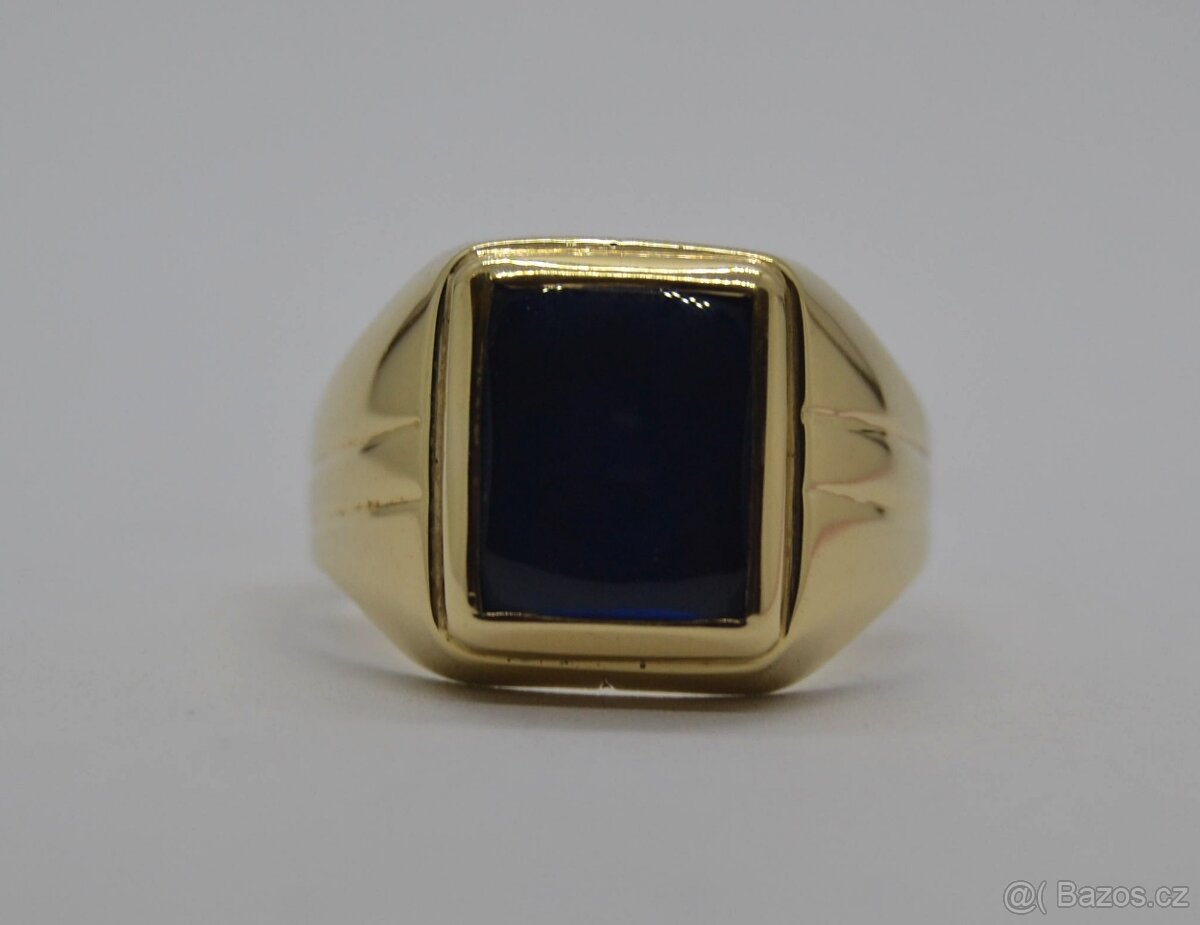 Zlatý pánský prsten - 3