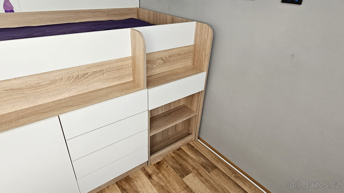 Vyvýšená (patrová) postel SMILE L - 3