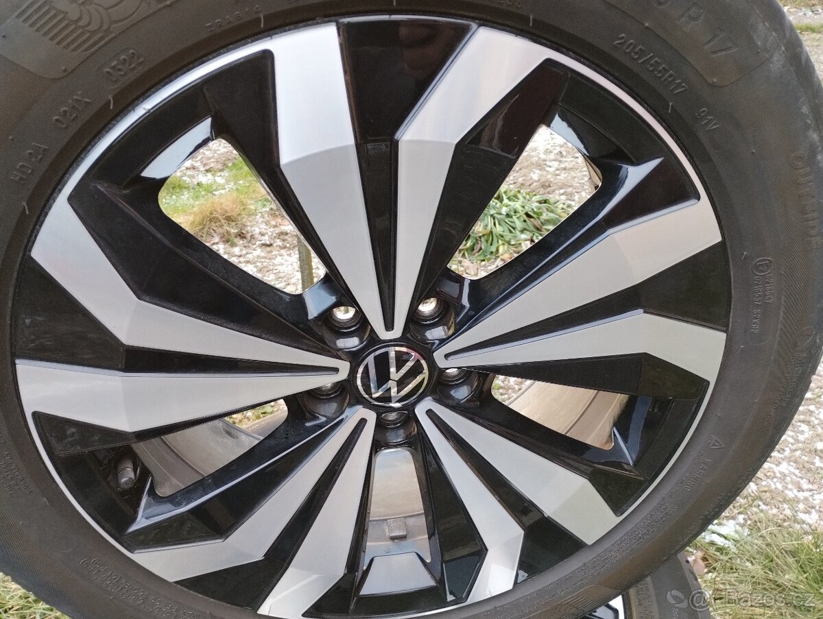 Originál ALU kola VW T-cross R17 + letní pneu - 3