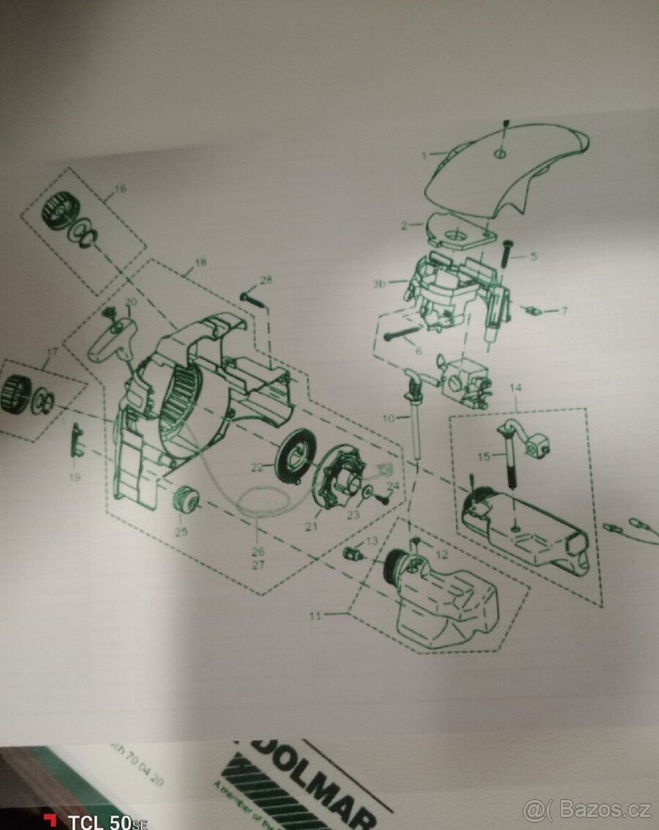 Dolmar-katalog náhradních dílů. 2 varianty. - 3