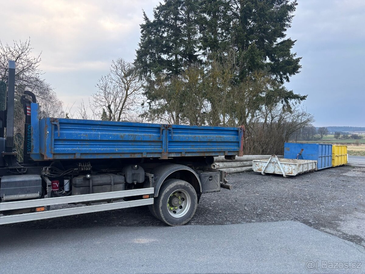 Hákový kontejner valníkový - 3