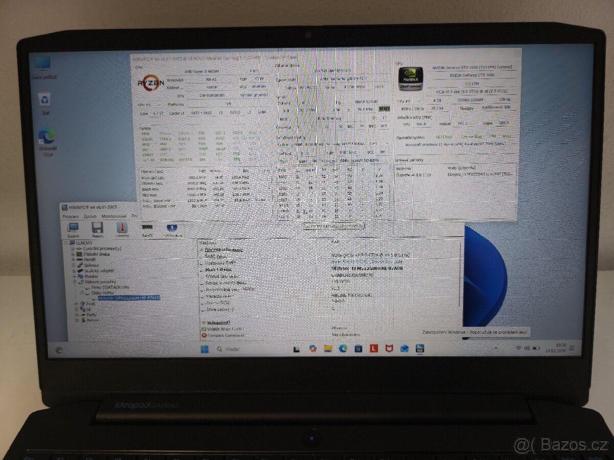 💻 Lenovo IdeaPad Gaming 3 ryzen 5 8/512GB
- 3