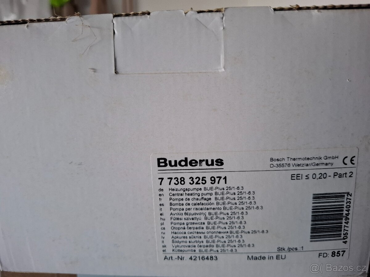 Oběhové čerpadlo Buderus - 3