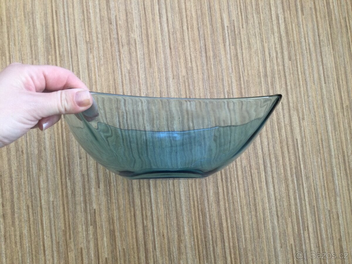 NOVÁ velká skleněná mísa - 3