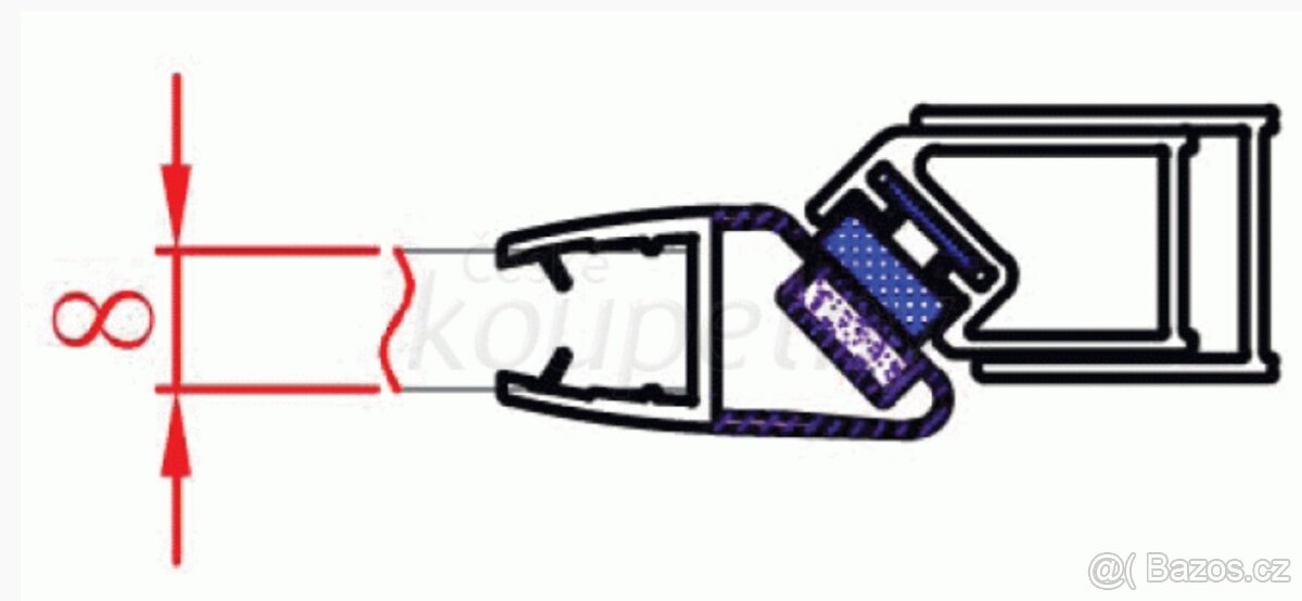 Polysan Altis Line - magnetické těsnění dveří - 3