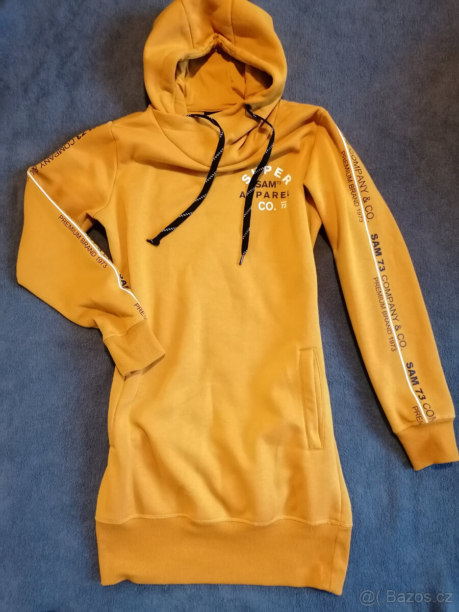 mikinové šaty s kapucí, SAM, velikost S - 3