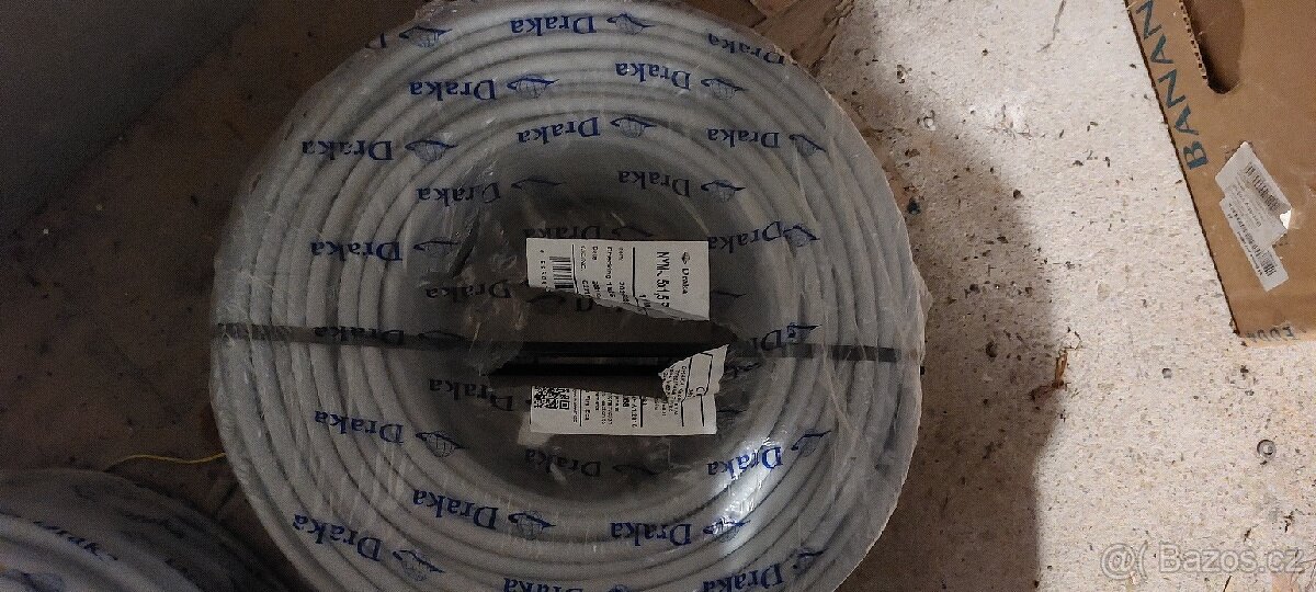 Měděný kabel 5x1,5 - 3