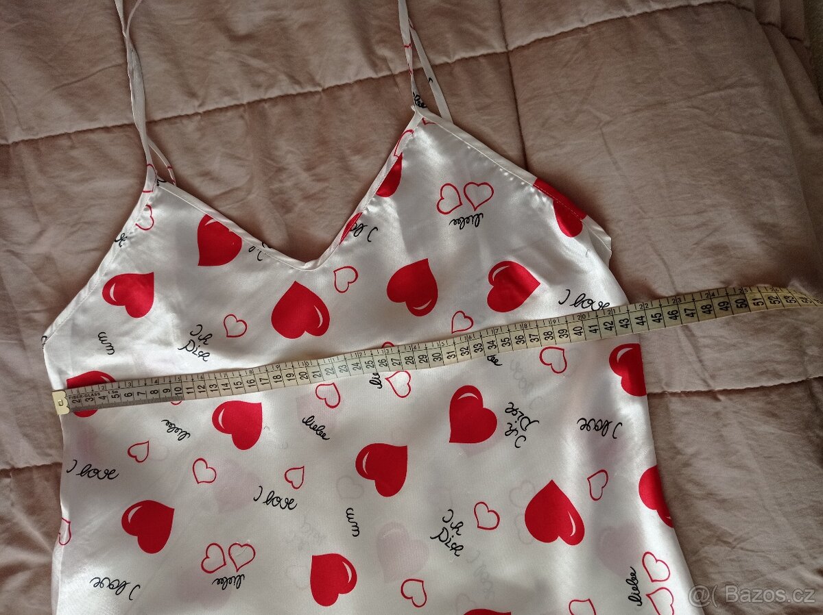 Noční košile saténová vel. S - M - 3