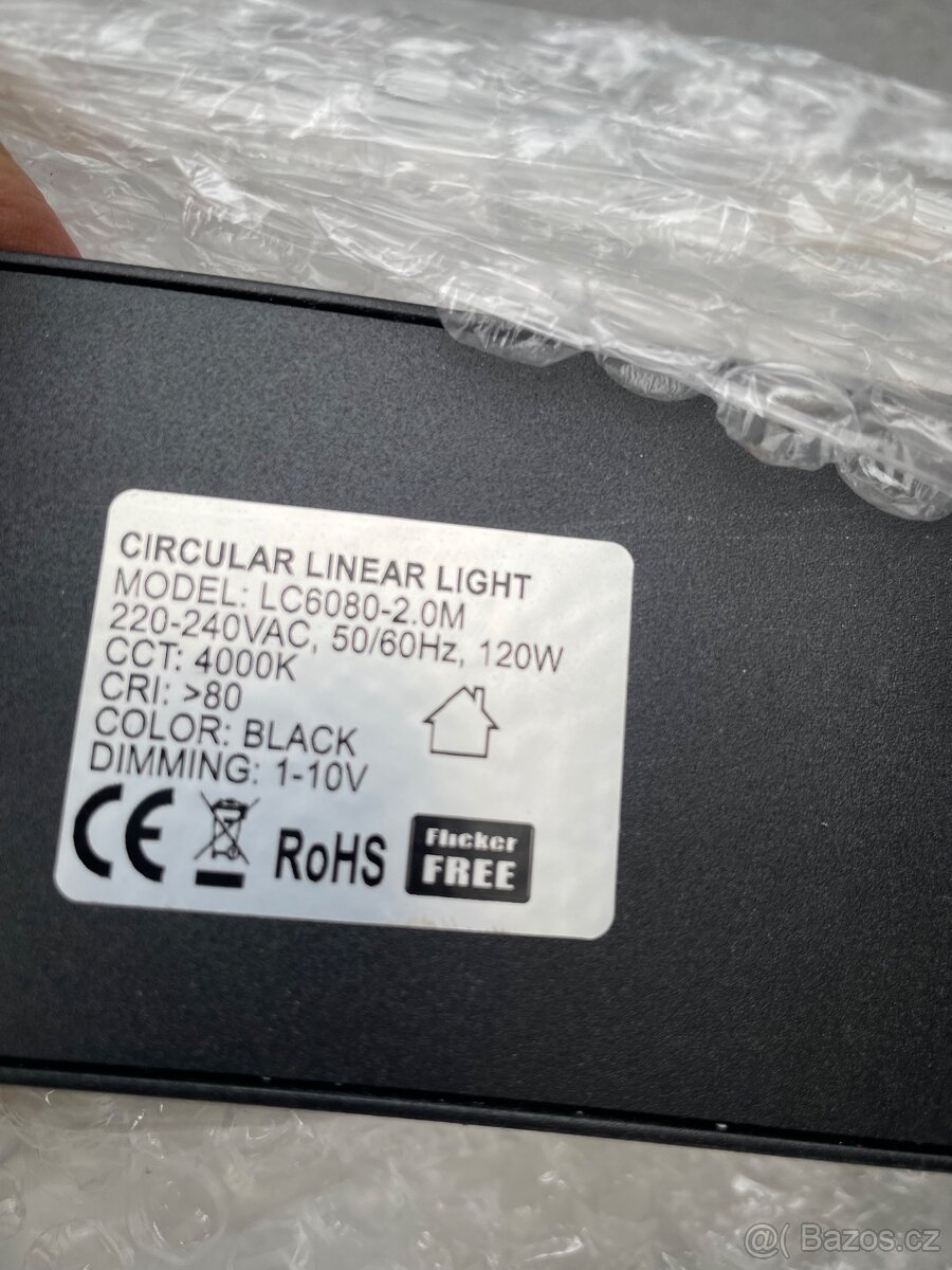 Kruhové LED světlo 206 cm - 3