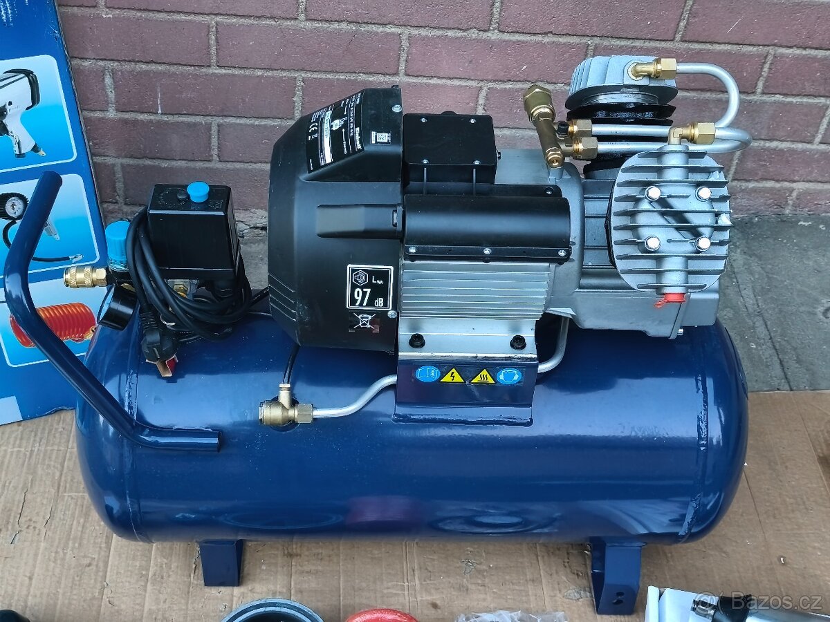 Prodám NEPOUŽITÝ 2-pístový kompresor Einhell BT-AC 400/50 +p - 3