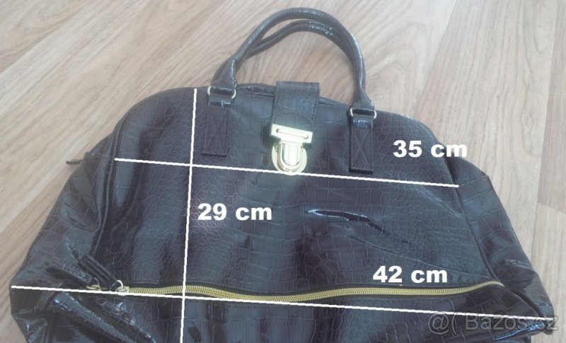 Prodám novou tmavě hnědou kabelku. - 3