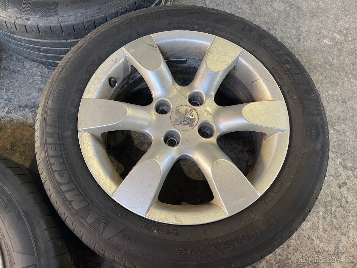 Prodám alu kola Peugeot 16” - 3