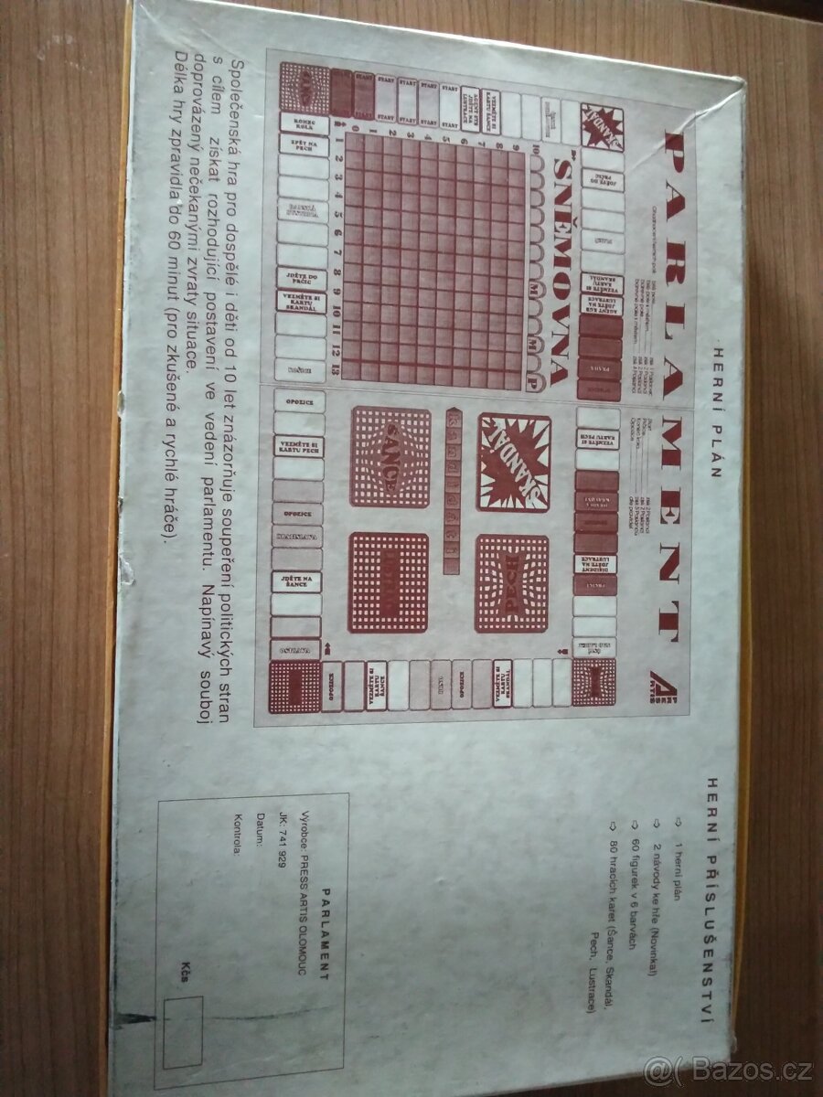 Retro společenská hra Parlament - 3
