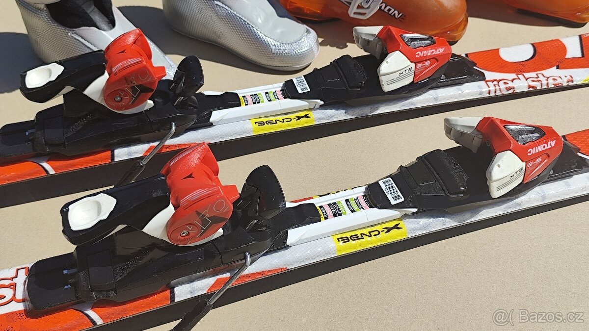 Prodám dětské lyže 100cm a boty vel. 19/19,5 - 240mm - 3