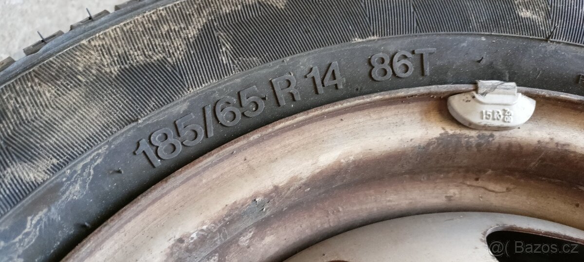 Plechové disky 14", rozteč 4x100 - 3