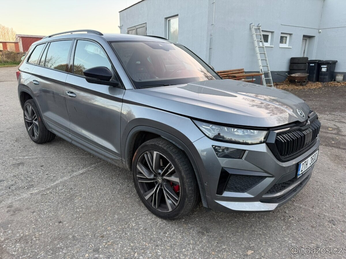 Škoda Kodiaq RS 2.0 TSI 180kw ČR 1.MAJ 28 000km WEBASTO - 3