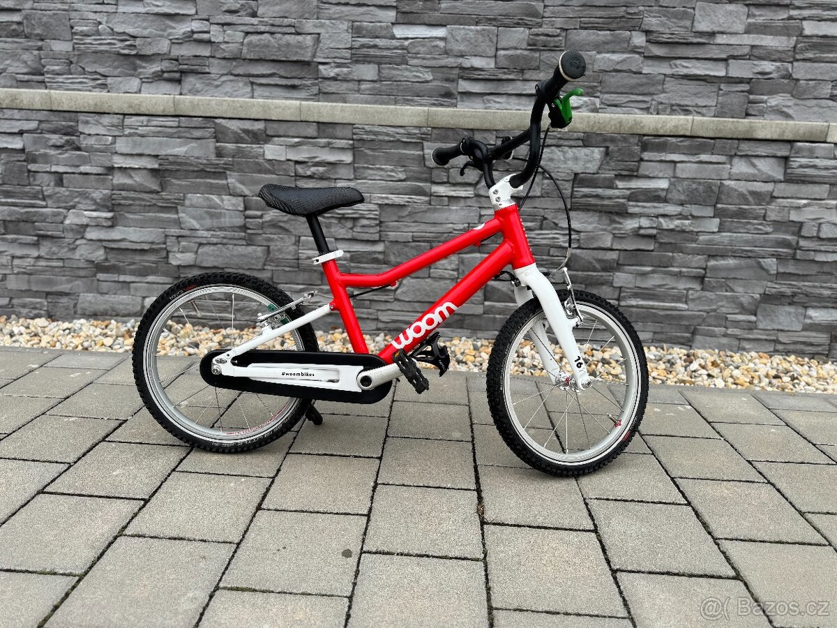 Lehké dětské kolo Woom 3 (16") (red - červený) - 3