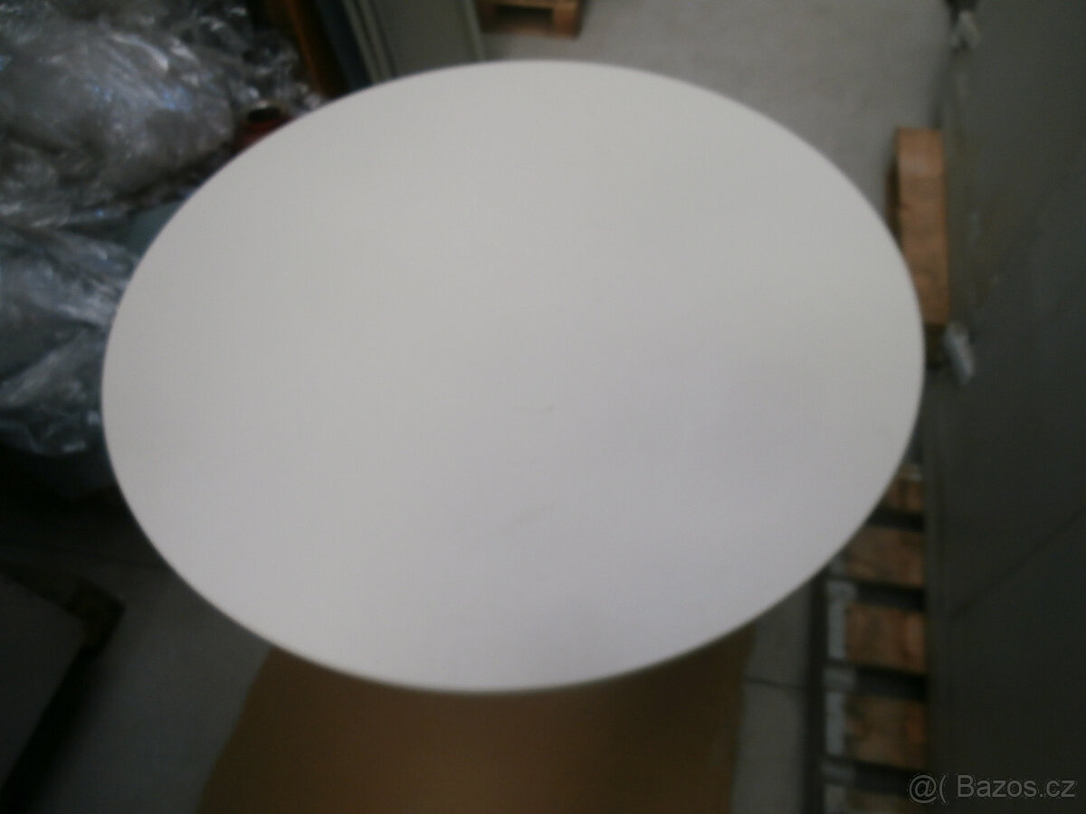 Stůl kulatý TECHO na bytelné kovové noze za 800 kč - 3
