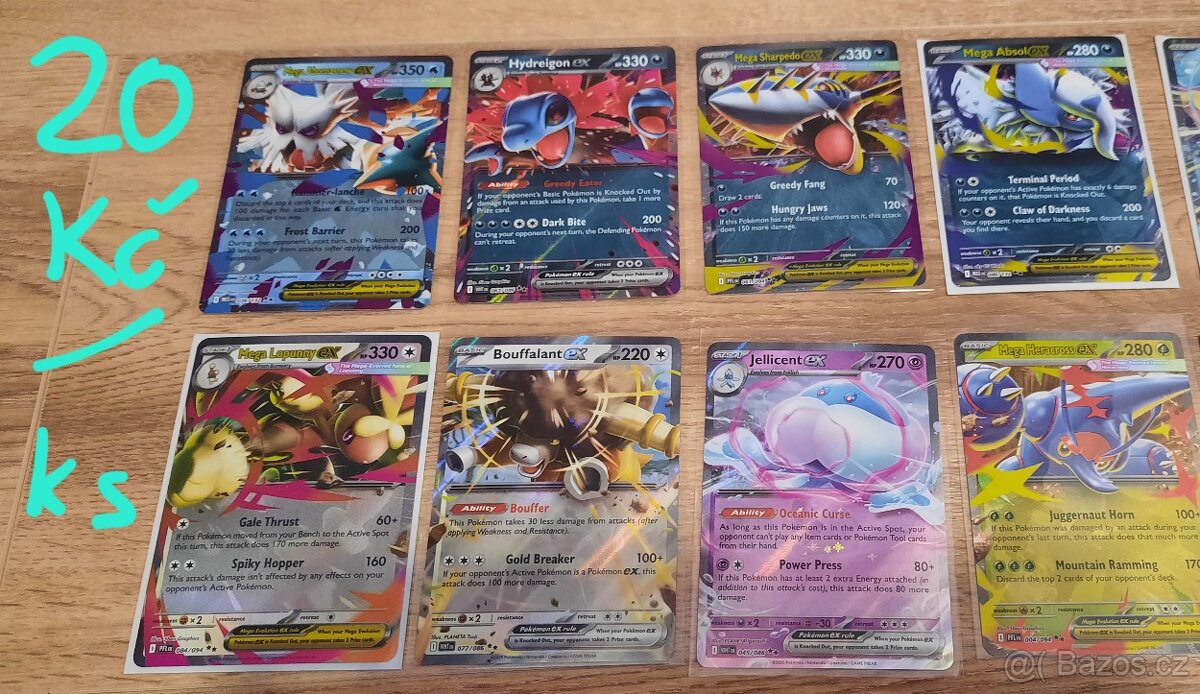 Pokémon karty hity + EX - 3