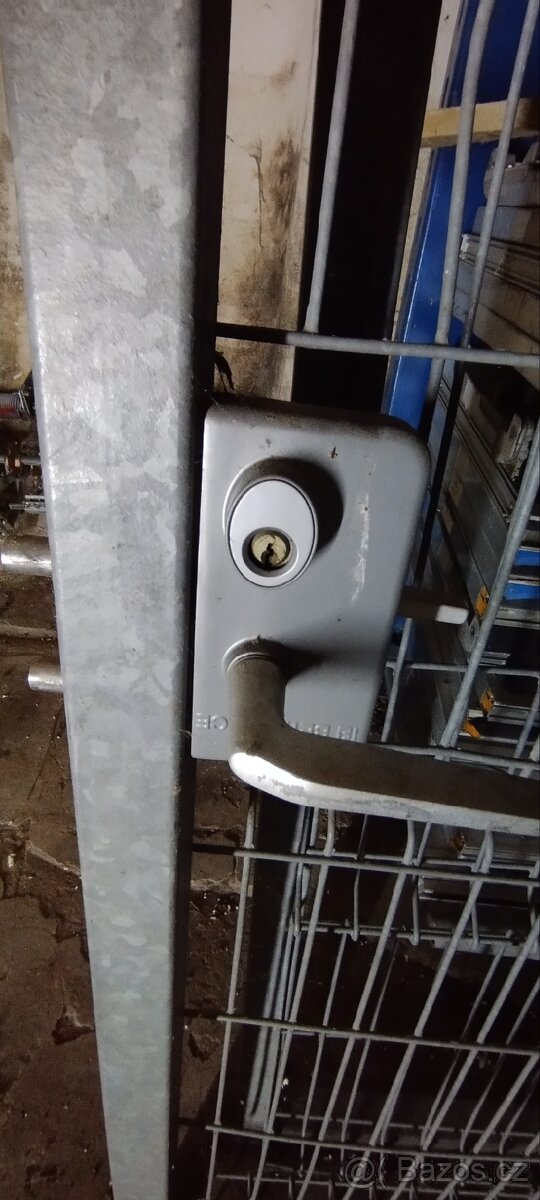 Vrata brána dvoukřídlá pozink - 3