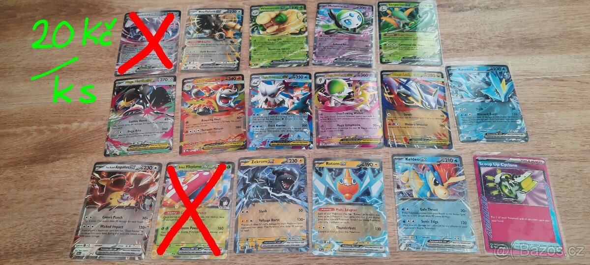Pokémon karty hity + EX - 3