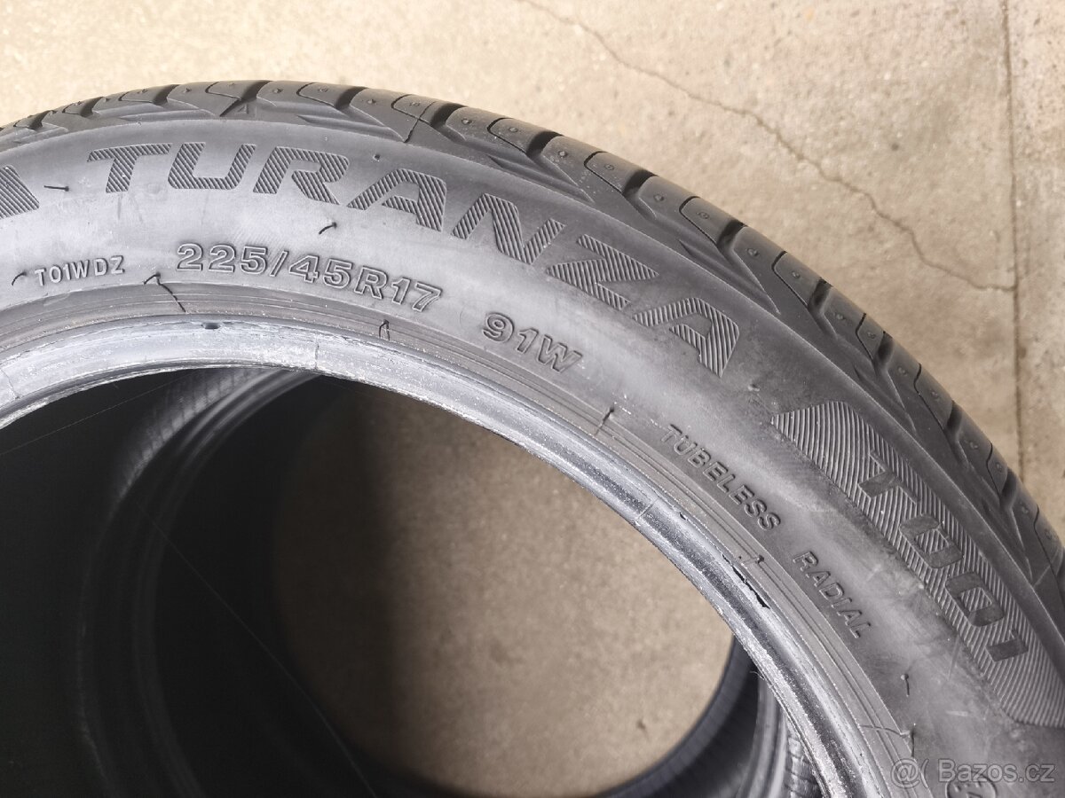 Letní pneumatika Bridgestone 225/45 R17 - 3