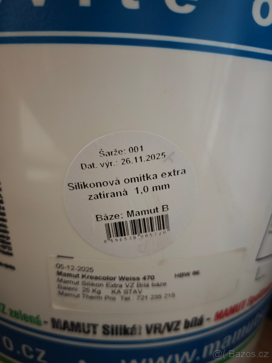 Fasádní omítka 1,0 mm Mamutherm - 3