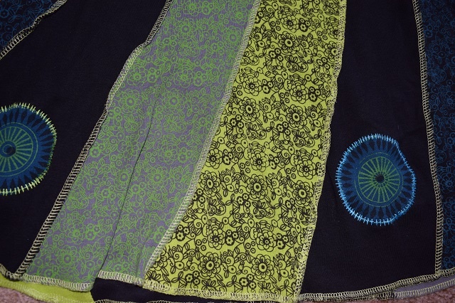 Boho bavlněné šaty, šatičky M/38 Nepál - 3