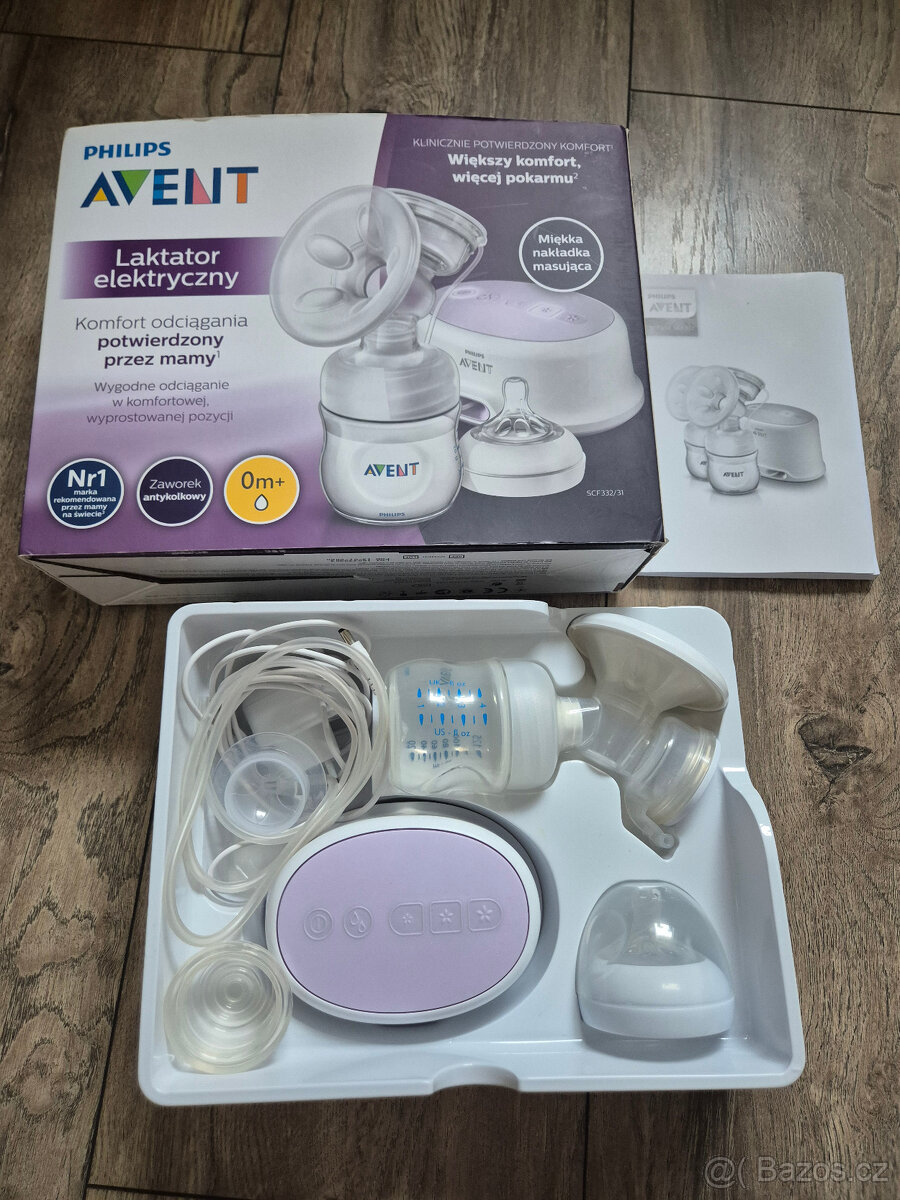 Elektronická odsávačka mateřského mléka Philips Avent SCF332 - 3