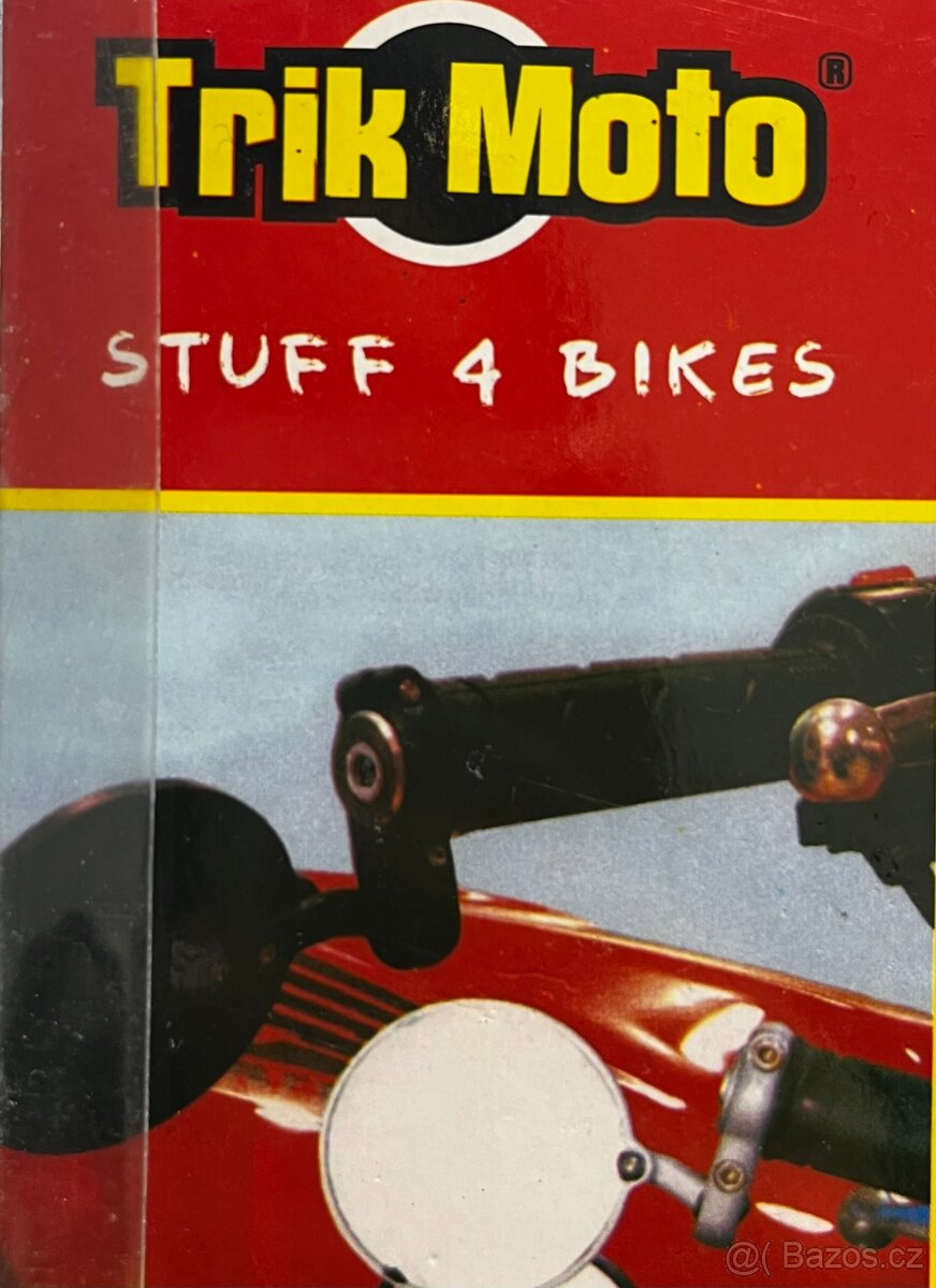 Mini zrcátka na konce řídítek TRIK MOTO - 3