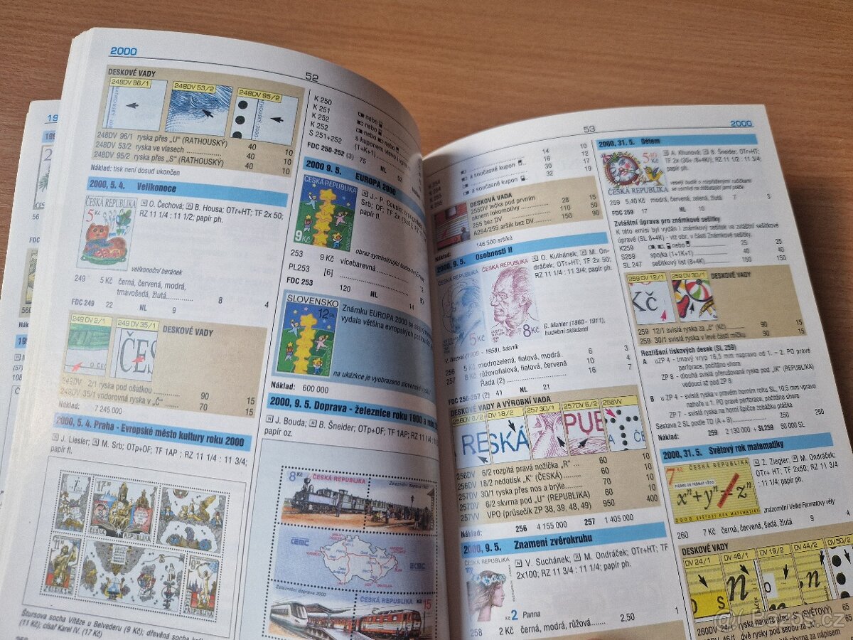 Poštovní známky ČR - katalog POFIS. - 3