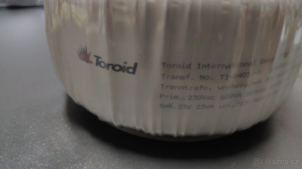 Toroidní transformátor 230V/600VA - 3