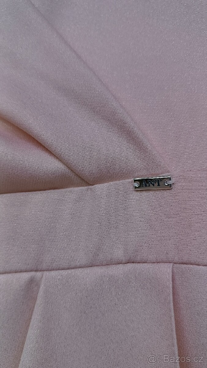 Společenské šaty s bolerkem a kabelka, 1x použité - 3