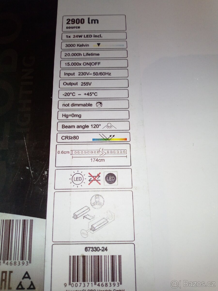 LED lustr Globo - 67330-24 - 3