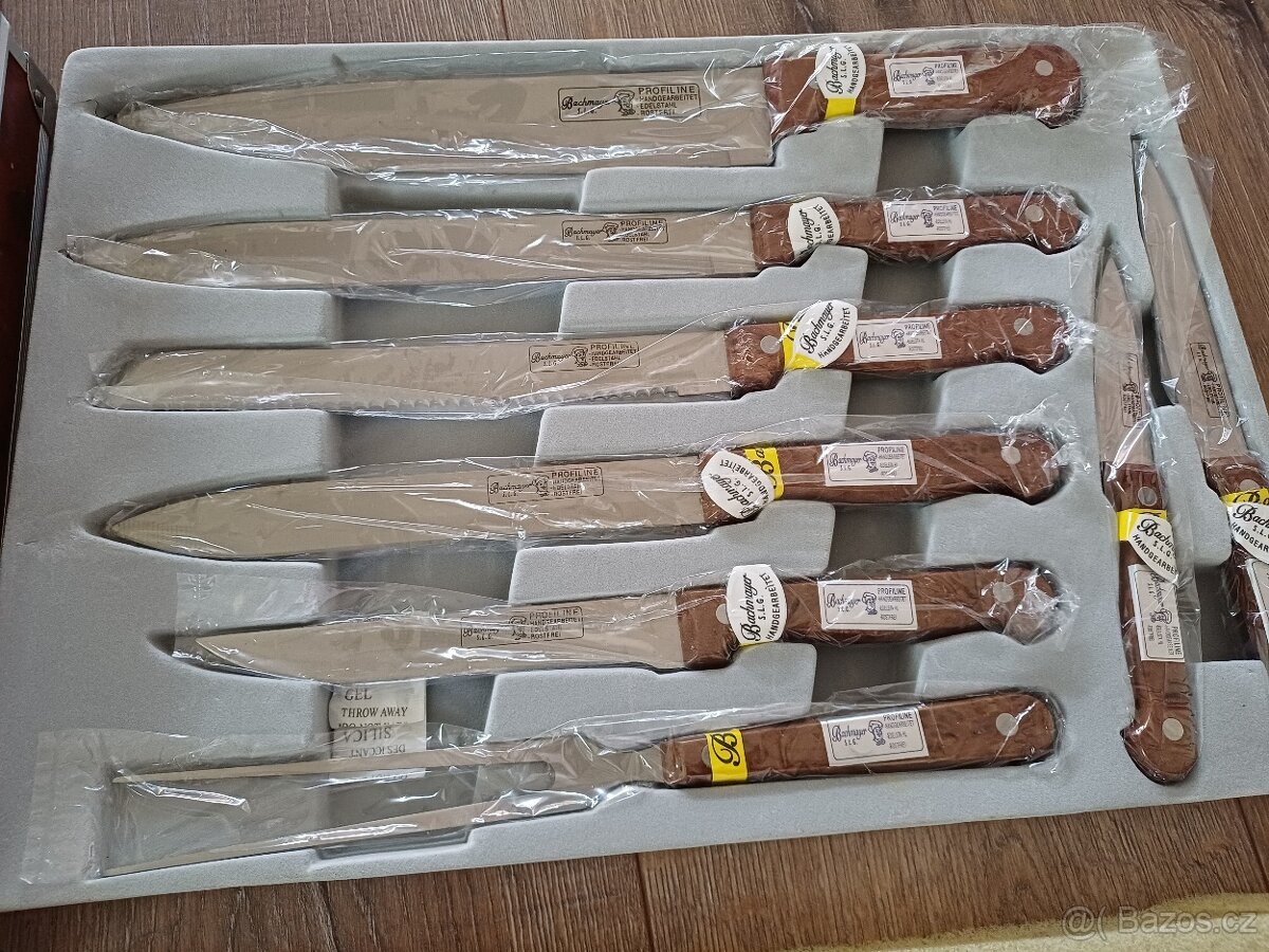 Bachmayer S.L.G. nová sada příborů, nožů, nůžek a brousku - 3