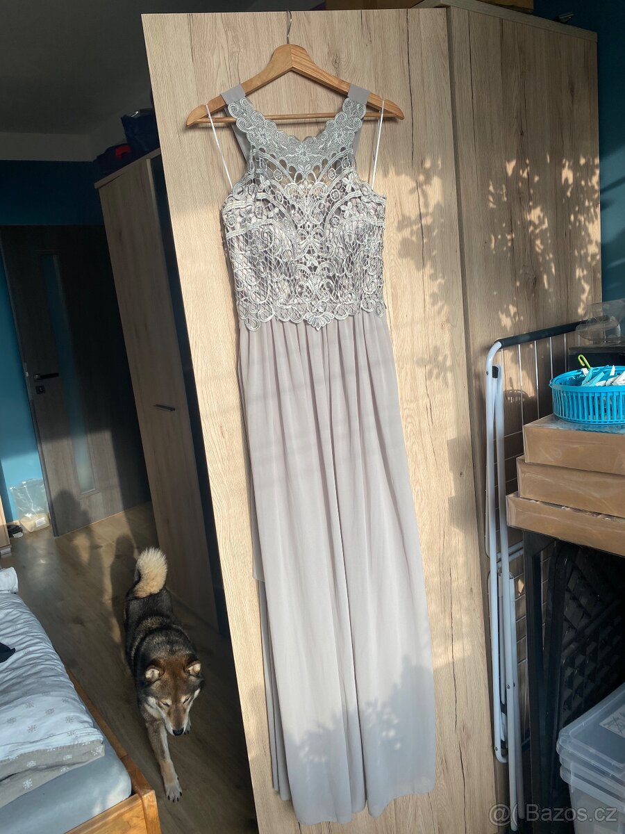 Plesové dlouhé šaty - 3