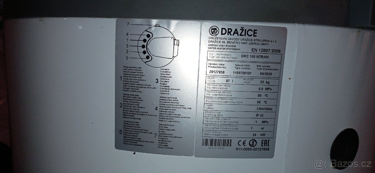 Bojler Dražice OKC 100NTR/HV - 3