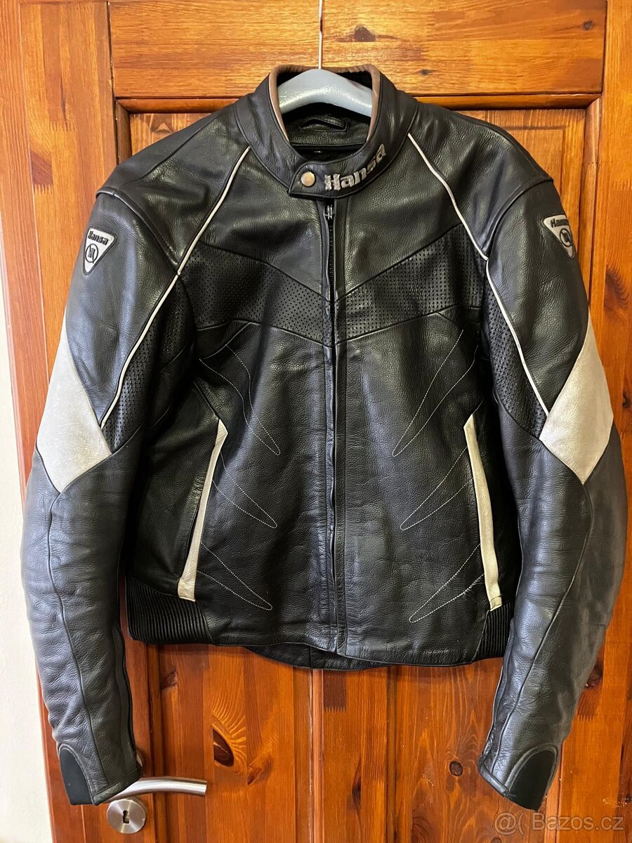 Kožená bunda na moto Hansa - 3