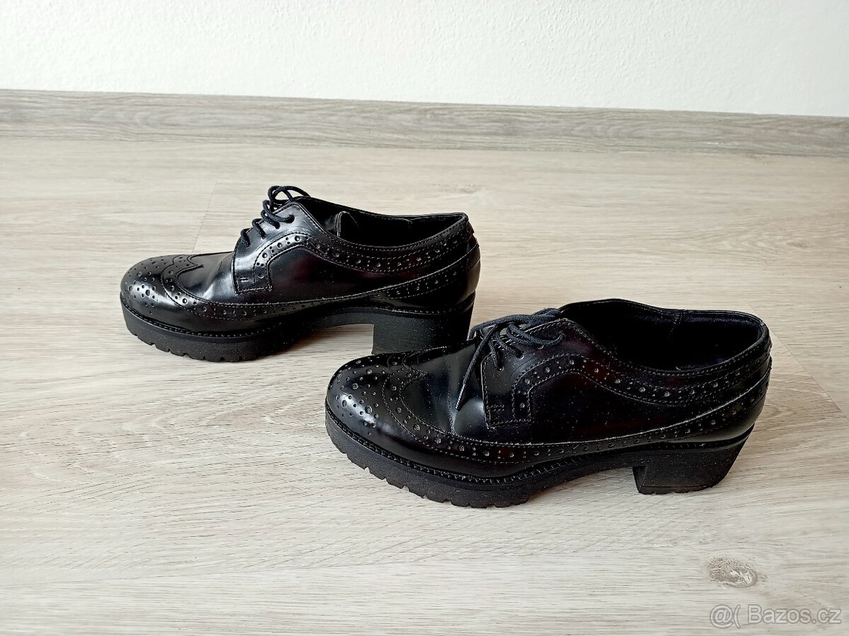 Dámské kožené boty zn. Geste, vel. 38 - 3