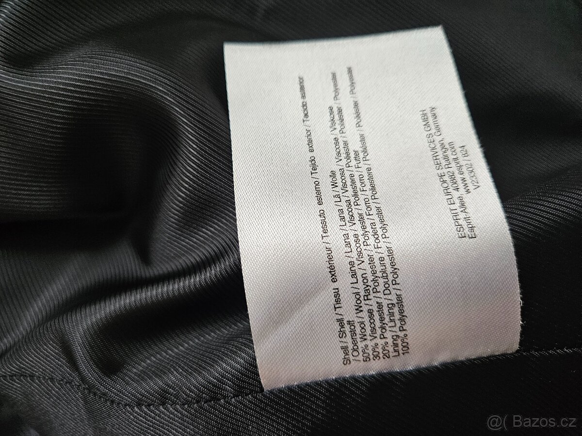 Vlněný kabát ESPRIT, velikost 36 - 3