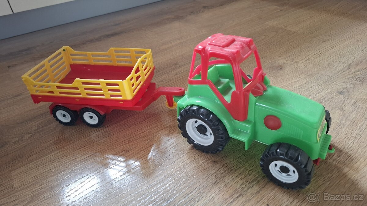 Dětský traktor, sklápěcí vlek - 3