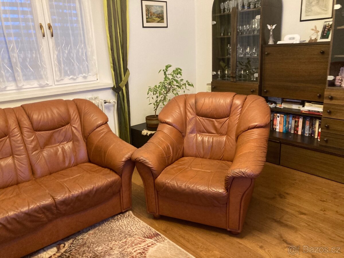 Kožená sedací souprava - 3