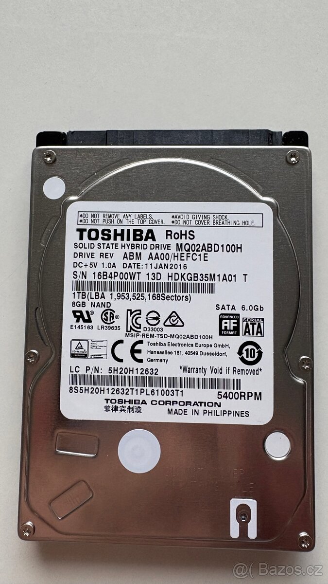 Pevnéhý disku HDD 1 TB - 3