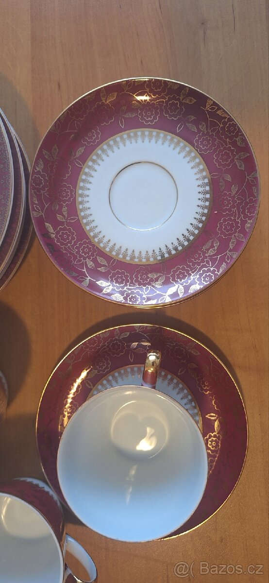 Kávový/čajový porcelán servis. - 3
