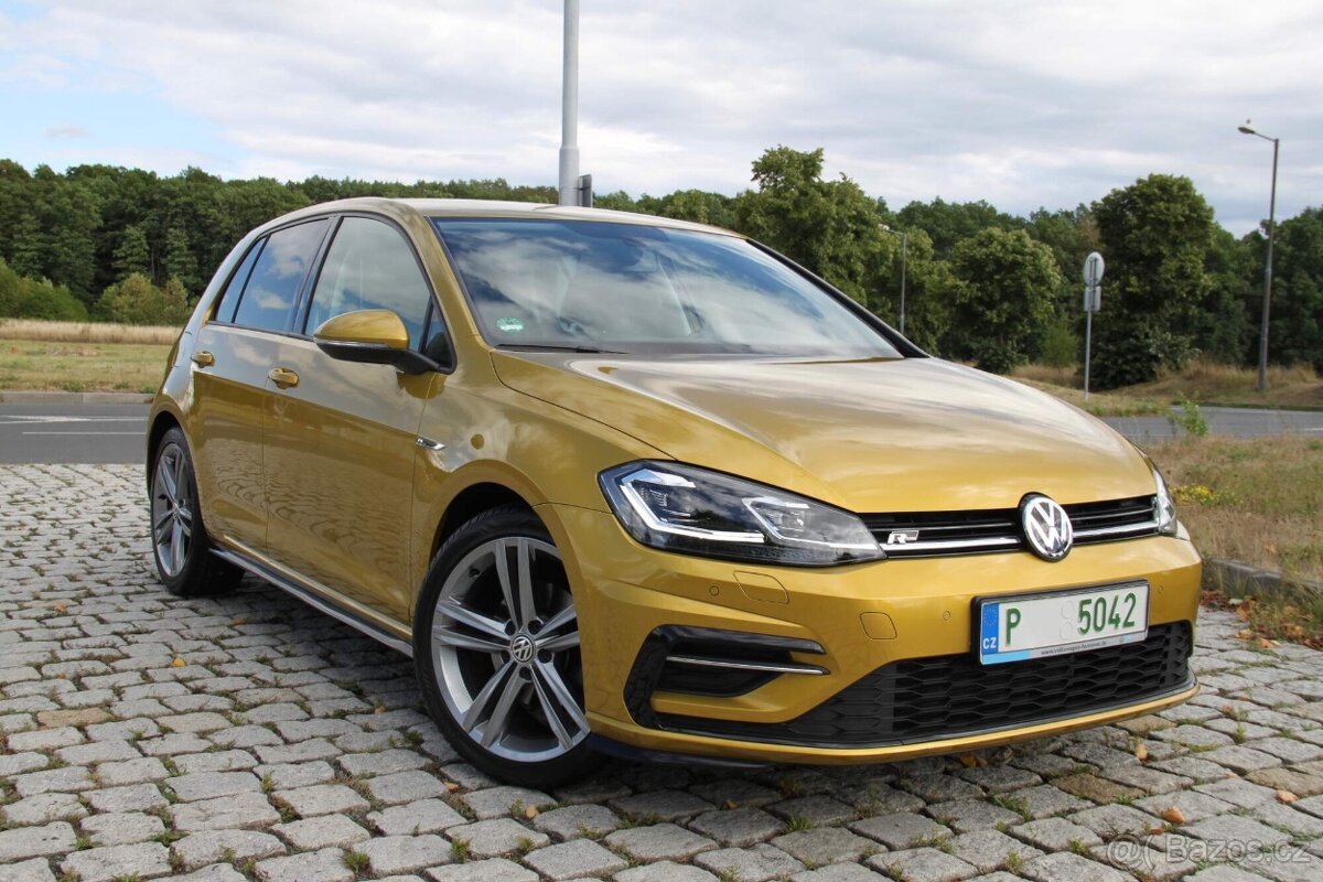 GOLF 7,1.4TSI,92kw,R-Line,HIGH,KURKUMA,r18,Full LED,67 900km - 3