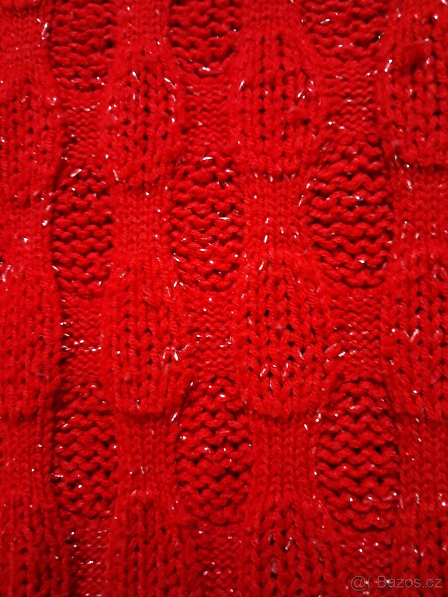 Krásný svetr delší H&M, vel. 36 - 3