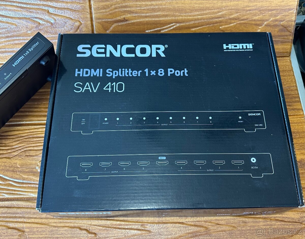 Prodám nový HDMI splitter SAV 410 - 3
