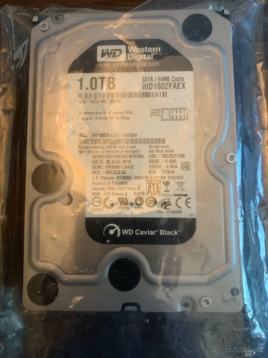 Pevný disk WD1002FAEX 1000GB (1TB) - 3