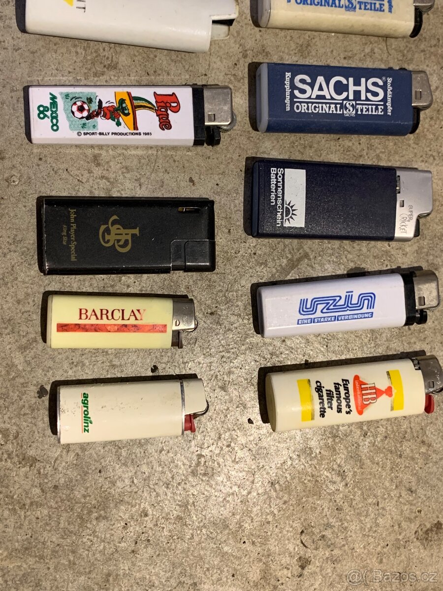 Zapalovače,sirky,krabyčky od cigaret - 3