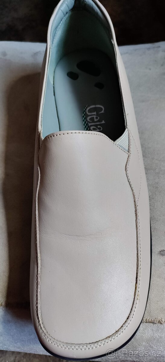 Zdravotní nové kožené mokasiny vel.41 - 3